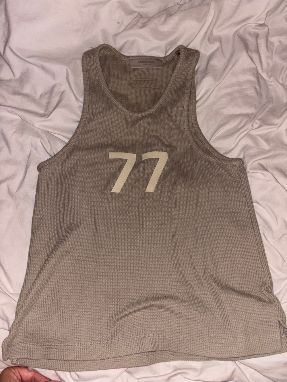 Fear of God 77 Graphic Tank - Taupe